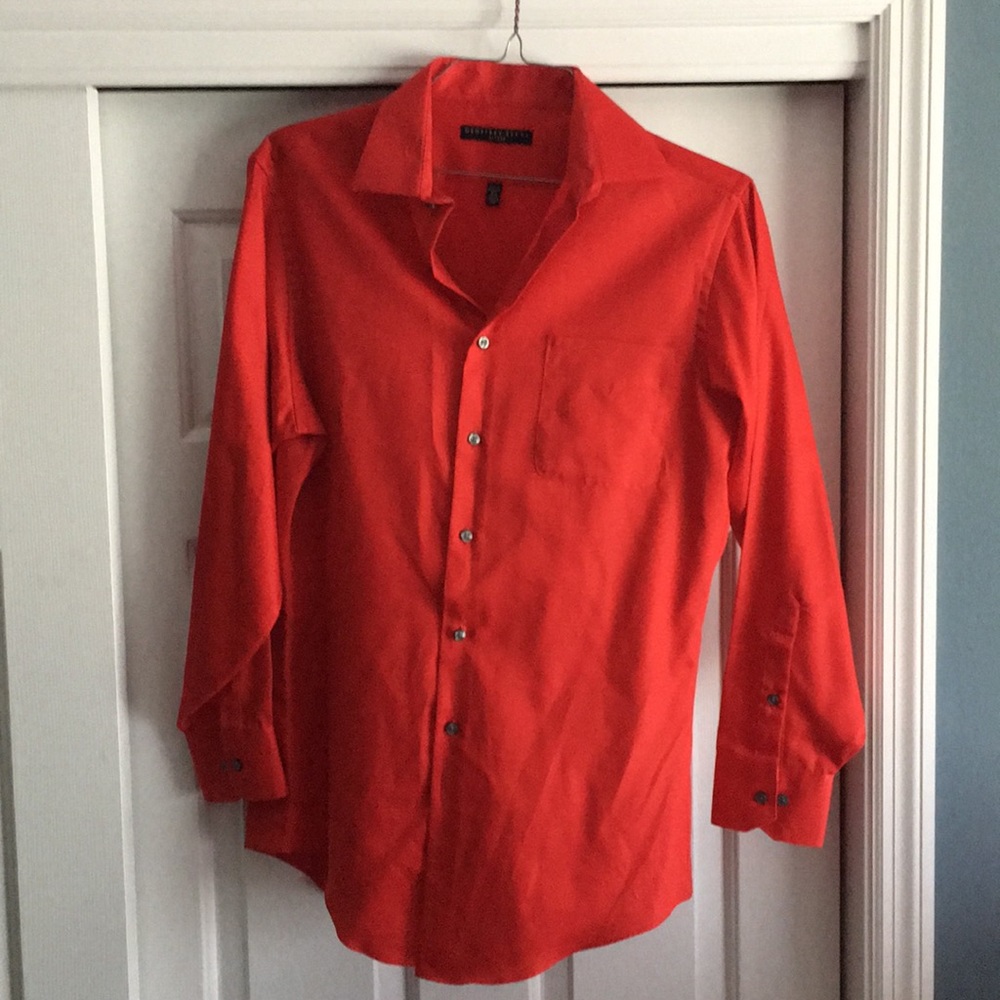 Geoffrey Beene Fitted Dress Shirt
